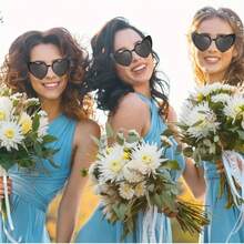 20pcs Retro Heart Shaped Sunglasses, Women's Single Sunglasses, Perfect For Singles Party, Wedding Party, Mother's Day Gift, Halloween Party Supplies - Multicolor - View 9