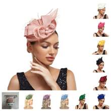 Luxurious & Charming Kentucky Derby Church Hat, Pearl Mesh Design With Bow, Makeup Ball Wedding Hair Accessory Headband For Women, Tiny Hats, Mini Fascinator, Mini Top Hat , Mini Cap, Head Piece, Rave Accessories
