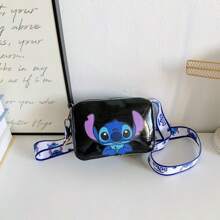 1 件新款米奇米妮卡通方形包，新款单肩包，可爱卡通斜挎包，儿童和成人迷你方形包，时尚零钱包，适用于学校用品，返校