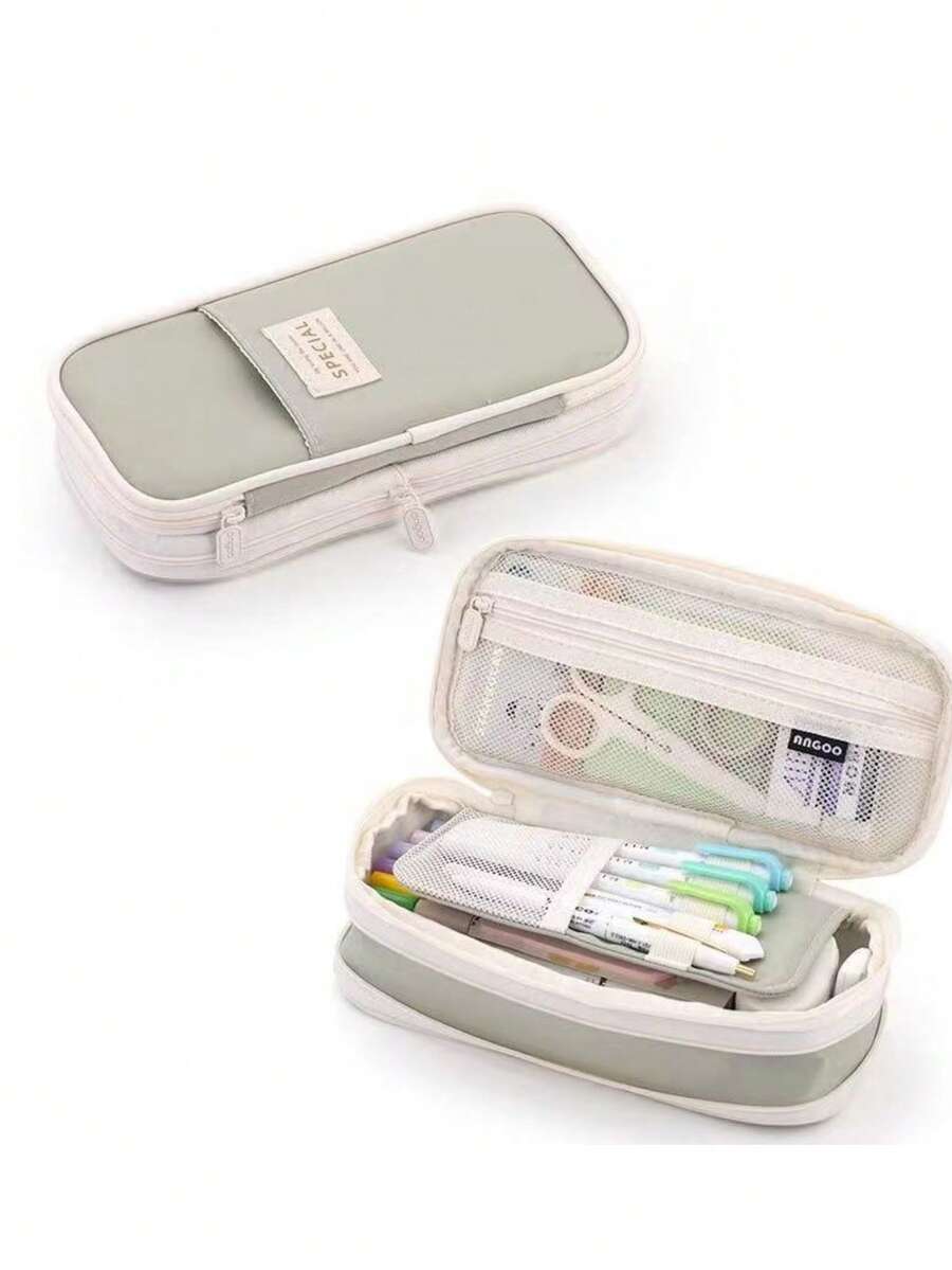 Durable Pencil Case - Green - View 1