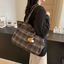 Women Shoulder Bags - 紅格 - 查看 5
