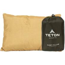 TETON Sports Almohada de campamento perfecta para cualquier momento que viajes; Camping, mochilero, aviones y viajes por carretera; Almohada cómoda para cuello y apoyo lumbar; usted puede llevarlo a cualquier lugar; almohada lavable - Negro - Ver 5