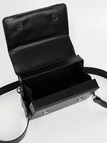 Bolso de hombre tipo mensajero de unicolor, bolso de hombro casual, nueva diseño de verano bolsa para teléfono para hombres - Negro - Ver 10
