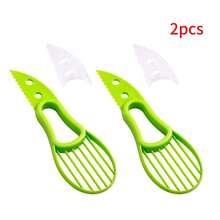 1pc Avocado Diced Corer, Kiwi Splitter, Avocado Dice Corer, 3-In-1 Avocado Slicing Tool,Vegetable Fruit Tools,Kitchen Items,Cutter,Food,Salad,Decor,Storage,Party,Birthday. - Green - View 10