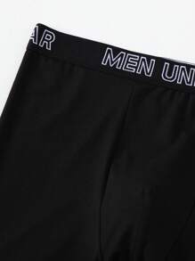 4pcs/Pack Teen Boys' Boxer Briefs, Mid-Rise Trunks For Boys Aged 12-18 Years Old