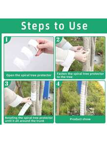 Plastic Tree Trunk Protector, Anti-Insect & Rodent Gnawing, Garden Tool