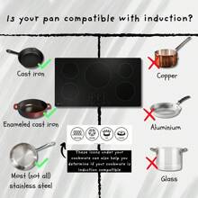 1/4/5pcs Induction Pad, 22cm/24cm/35x25cm, Silicone Heat Resistant Mat Up To 240°C, Oil Resistant Stove Top Cover, Universal Cooktop Protector