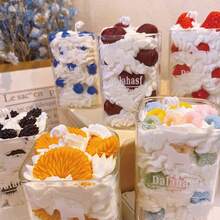 1 Glass Fruit Candle! Cheers To You And Another Year Of Beautiful Memories. Strawberries, Oranges, Cherries, Mulberries, Donuts, Chocolate Candles. I Hope Your Big Day Is As Sweet As These Lovely Candles, And Next Year Will Be Filled With Fun, Adventure, And Shareable Moments. - Multicolor - View 2