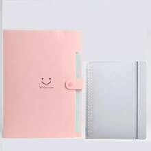 可拆卸 A4/A5 活页夹封面、学生活页笔记本、办公用品、返校用品、学校用品 - 綁帶款活頁夾 - 查看 27