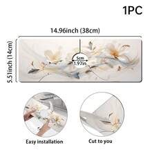 1件，花卉印花硅藻泥水龙头吸水垫，可切割，浴室水龙头防溅垫，防潮防滑水龙头垫，厨房台面配件。 - 彩色 - 查看 8