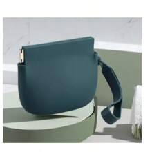 1 Silicone Dog Snack Bag, Portable Pet Snack Bag, Easy To Clean And Waterproof, Convenient Pet Food Bag For Outdoor Training - Green - View 1