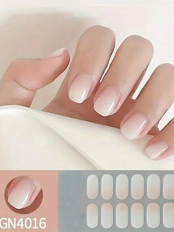 1 Sheet 16Pcs/Set Spring Sparkly Nail Stickers, Full Coverage Shiny Nail Art Decals - Self-Adhesive Nail Decorative Strips For Women, Easy To Use Long-Lasting Nail Sticker Art, Suitable For Holidays, Parties, Stage, Music Festivals