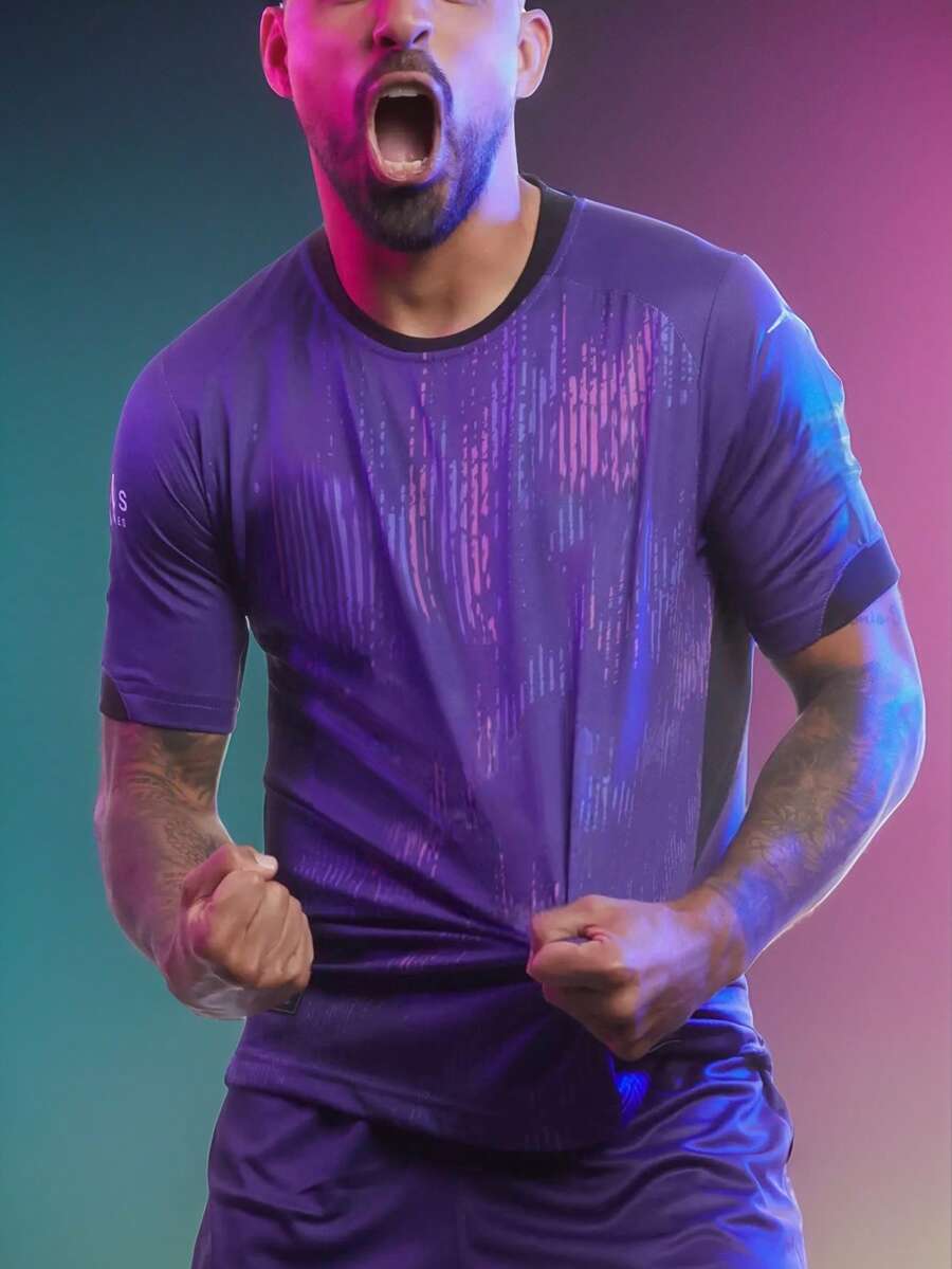 Mazatlan morado 2024 conjunto playera y short Jersey de fútbol adulto - Morado - Ver 1