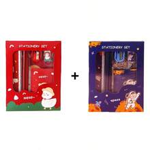 返校季儿童文具套装 小礼物 卡通文具六件套 返校季学生礼物 批发 - 彩色 - 查看 16