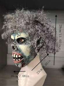 Halloween Haunted House Escape Room Props, Zombie Horror Latex, Funny And Funny Faces, Clown Masks