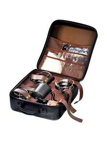 Pour Over Coffee Maker Set With Carry Case - Black - View 1