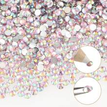 Décorations de diamants en résine strass à fond plat de 0,2 cm / 0,3 cm / 0,4 cm pour les tasses, les jouets, l'artisanat, les chaussures, les vêtements