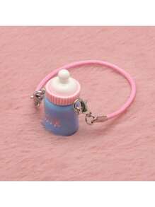 (Excluding Dolls) 1 Labu Labu Mini Bottle, Toy House Mini Model, Water Bottle, Water Bottle, Mini Food Toy, OB11 Scene Accessories, Pendant, Halloween Gift, Christmas Gift (Limited To Bottles, Not Including Others) Pink Color Random