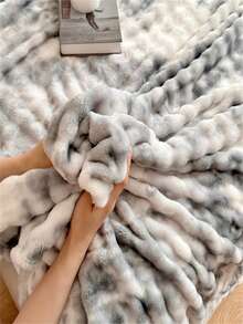 1 件多色加厚多功能毛毯，适用于床上、沙发、午睡、空调、汽车，亲肤、柔软舒适，适用于客房、卧室和家庭使用