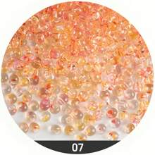 Mărgele de sticlă gradient de 4 mm, 90 de bucăți, mărgele de sticlă cu picătură de apă în 2 tonuri pentru confecționarea bijuteriilor, mărgele de cristal din sticlă în 20 de culori pentru cercei, coliere, brățări DIY. Consumabile pentru confecționarea bijuteriilor