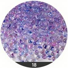 Mărgele de sticlă gradient de 4 mm, 90 de bucăți, mărgele de sticlă cu picătură de apă în 2 tonuri pentru confecționarea bijuteriilor, mărgele de cristal din sticlă în 20 de culori pentru cercei, coliere, brățări DIY. Consumabile pentru confecționarea bijuteriilor