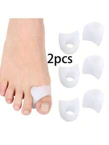 4 Silicone Toe Separators, Waterproof And Wear Resistant Foot Care $Ports And Daily Use - Multicolor - View 11