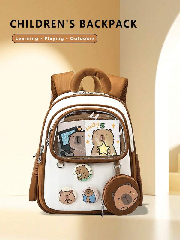 Kids Kindergarten Backpack For Boys & Girls School Travel Outdoor Daypack