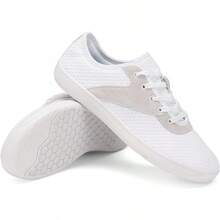 Men's Wide Toe Box Shoes Minimalist Barefoot Walking Shoes Extra Wide Width Zero Drop Shoes Lightweight Breathable Sneakers - 奧爾懷特 - 查看 8