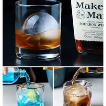 1pc Silicone Ice Ball Maker Mold, 8 Cavity Round Ice Ball Tray With Lid, Homemade Silicone Ice Cube Trays - Multicolor - View 6