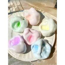 手工麻糬减压球 - 薄手工球挤压玩具，减压，收藏礼物，生日礼物，圣诞礼物，万圣节礼物 - 彩色 - 查看 2