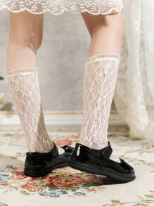 Kids & Teen Girls' Black Bow Mary Janes - Stylish Fall Sensation, Fit For Trips Go Back To School; Black Shoes; Girls' School Shoes; Girls' Toddler Shoes; Children's Girls' Shoes; Girl's Shoes