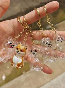 1pc/4pcsTransparent Pet Hair Storage Container Made Of Plastic(Dear Valued Customers, Please Carefully Review The Product Videos And The Actual Photos Of The Details Before Making Your Purchase Decision.),(The 4-Piece Set Includes Forceps.), Capsule Design Portable Keychain Suessential For Pet Owners Year-Round,Dog Hair Collection Keychain , Pet Fur Key Holder Transparent Bottle, Portable Memory Capsule For Pet Hair Keepsake