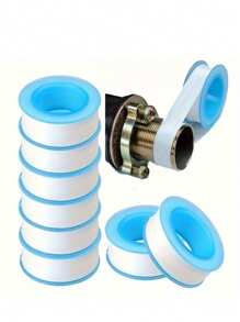 Ruban de plombier PTFE - 118 po/300 cm, 0,47 po/1,2 cm, ruban d'étanchéité pour la plomberie, les pommes de douche et les filetages - sans batterie, sans cordon d'alimentation, norme de filetage universelle