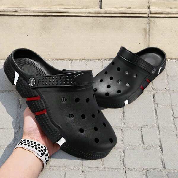 Sandalias casuales transpirables para hombres, pantuflas simples antideslizantes para usar en casa, nuevas sandalias de lujo para hombres