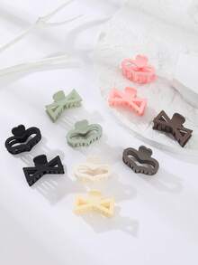 爪夹 10 件/套 新款简约仿珍珠发夹，时尚发饰，学校用品，大学 - 10PCS(357) - 查看 12