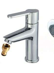 1pc Anti-Leakage Quick Connect Garden Hose Adapter - (Various Styles, Fits Different Sizes) Brass Faucet/Washing Machine Thickened Faucet, Inlet Pipe, Brass Faucet Interface Adapter, Durable, Anti-Rust Faucet Converter, Convenient For Watering - Multicolor - View 9