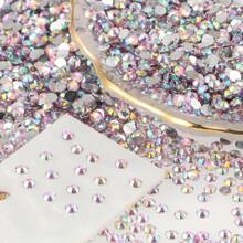 Décorations de diamants en résine strass à fond plat de 0,2 cm / 0,3 cm / 0,4 cm pour les tasses, les jouets, l'artisanat, les chaussures, les vêtements