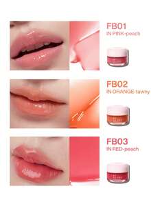 INTO YOU 唇彩罐装，12 小时保湿锁色 FBO6 紫色樱桃色 - FB06 - 查看 4
