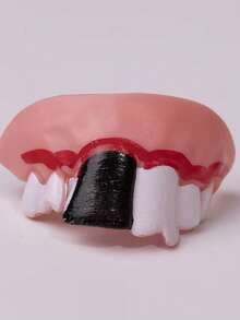 1pc 8-Style Funny Fake Teeth, Gag Toys For April Fool's Day, Halloween Props, Friend Party Gifts, Valentine's Day Gifts - Multicolor - View 11