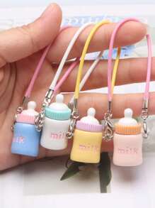 (Excluding Dolls)1pc Labu Mini Bottle Dollhouse Mini Model Bottle Kettle Water Cup Miniature Food Play OB11 Scene Accessories Pendant (Bottle Only, No Others Included)