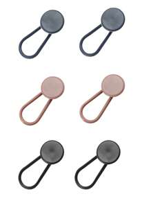 3/6pcs Denim Waist Enlargement Tool, Extension Buckle, Waist Expansion Button Elastic Adjustment Buckle, Detachable, Waist Enlargement Without Seam Buckle, Suitable For Jeans, Trousers, Seamless Detachable Denim Tight Buckle, Men's And Women's Adjustable Waistband Extender, Comfortable Fit Button - Multicolor - View 12