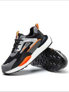 Men's Summer Breathable Steel Toe Work Safety Shoes - Anti-Smash, Anti-Puncture, Comfortable, Anti-Odor, For Construction Sites - Grey - View 11