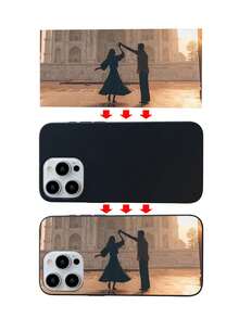 定制手机壳、DIY手机壳、独特手机壳、手机壳礼品、定制礼品手机壳、情侣手机壳、照片打印手机壳、男友/女友照片手机壳、宠物照片打印手机壳，兼容和Galaxy - 黑色 - 查看 11