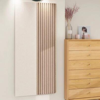 1 件自粘毛毡板墙面装饰 - 北欧简约隔音钉板、可重复使用的照片墙和备忘板，适用于卧室/办公室，几何 DIY 背景板，具有降噪功能，非常适合隐藏墙壁瑕疵和展示照片/笔记