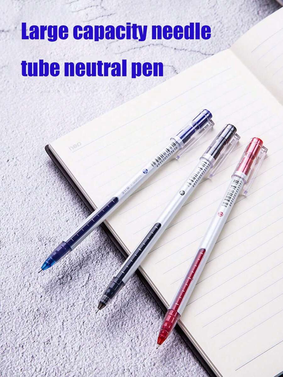 学校用品 教师用品 中性笔 0.5全针管水笔 商务办公签字笔 学生文具 - 彩色 - 查看 1
