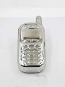 1 pezzo Flacone portatile creativo a forma di telefono in acciaio inossidabile da 3 once, di design a doppio utilizzo come dispenser di bevande e dispositivo mobile, regalo unico per feste e attività all'aperto