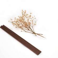 10/20/30/40/50pcs Preserved Flower, Cotton & Reed Diffuser Set, Clean Linen Scented Essential Oil Diffuser With Rattan Sticks For Bathroom Shelf Decoration