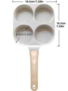 Non Stick Ceramic Cookware Set, And A Single Flat Bottomed Pan Healthy Pot And Flat Bottomed Pot Set, Kitchen Cooking Set, With A Cool Handle To Keep It Cool, White Granite Coating,