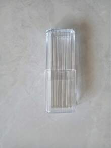 Travel Toothpick Box Cleaning Swab Organizing Boxes Storage Small Carriers Plastic Container Simple Pads Toothpick Holder Cleaning Swab Boxes Travel Storage Case, Transparent Small Dispenser Container For Small Item Storage, Back To School - Multicolor - View 12