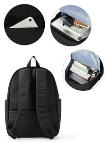 40*20*25 Large Simple Schoolbag Bookbag School Backpack For High School Junior High School Students, Versatile Laptop Bag Fit 14Inch Laptop, Waterproof Travel Backpack For Girl Boy, Casual Weekender Daypack For Commute, Work, Outdoor, Trip And Summer Holiday, Multiple Color Option - Multicolor - View 11